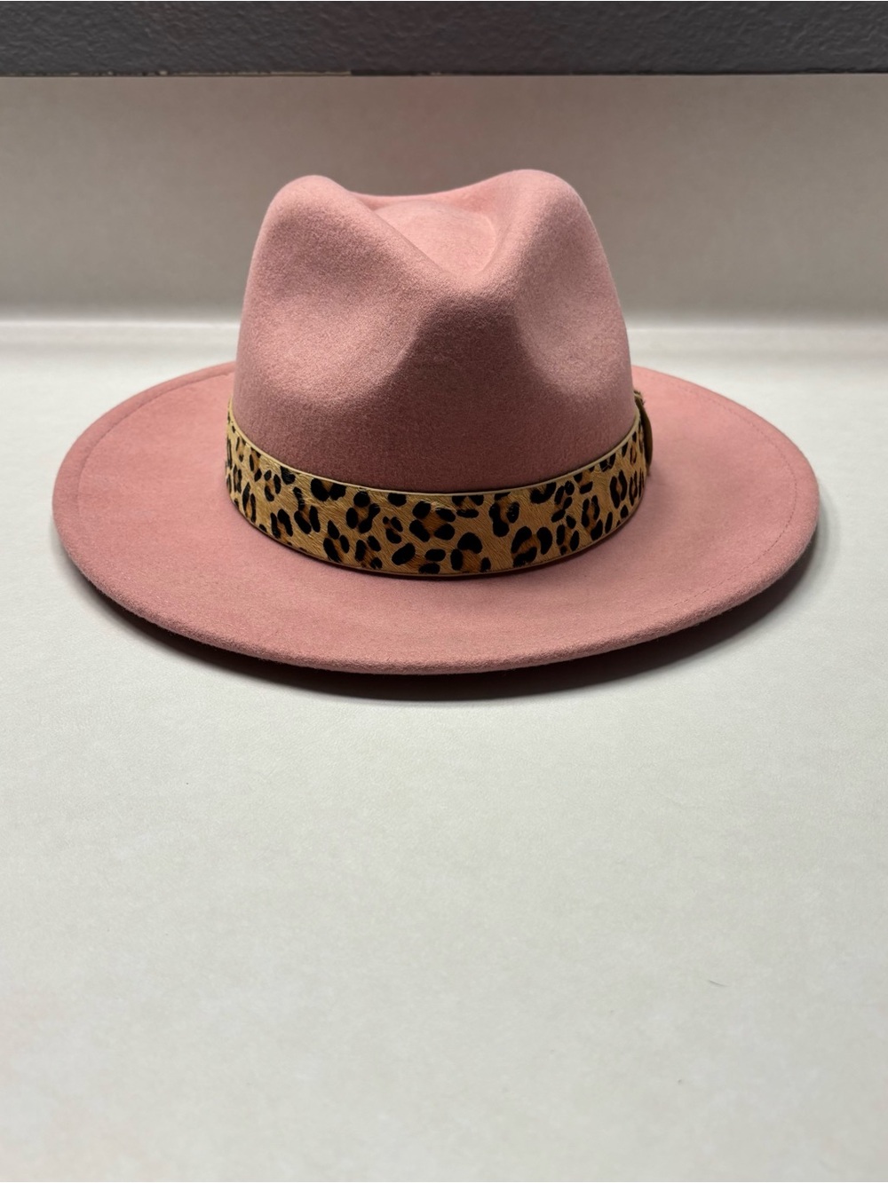 Women's Soft Pink Felt Fedora NWOT
